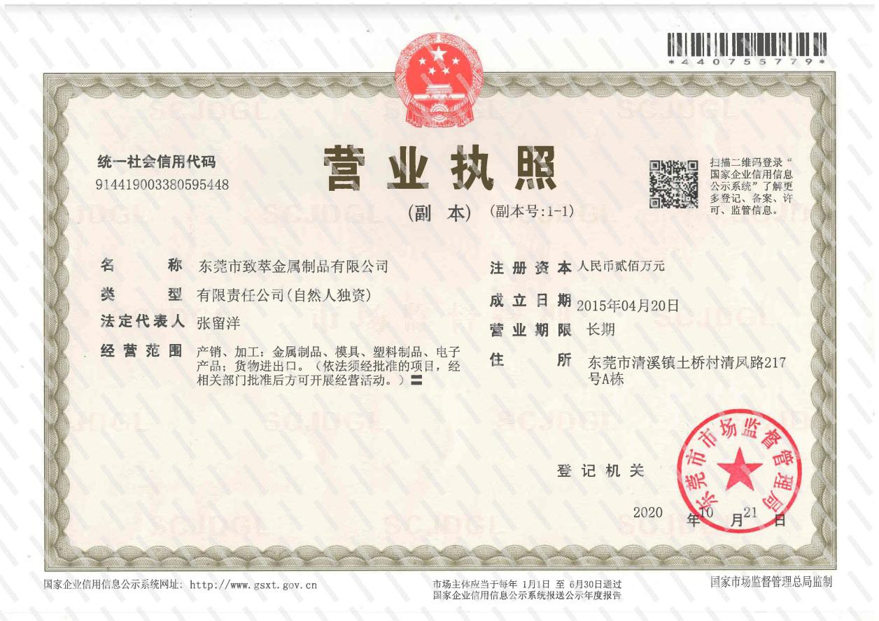 Business license